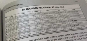 Galloway 25 Min 5K Plan